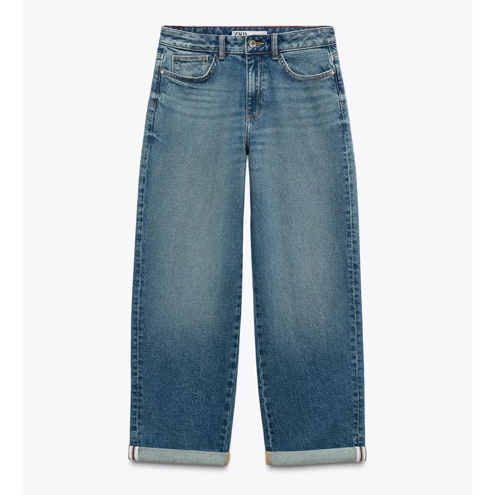 Zara Relaxed mid rise Jean